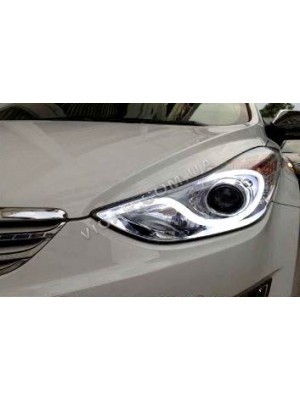 Передние диодные фары Hyundai Elantra (2010...)